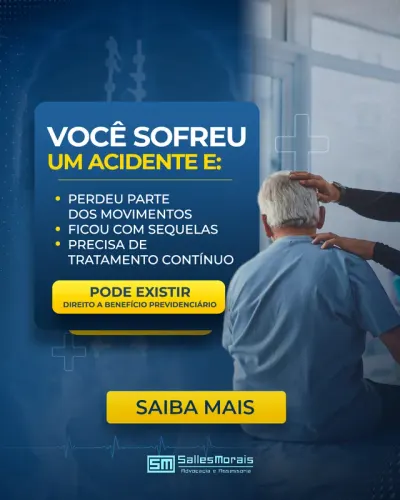 Criativo: Benefício previdenciário depois de um acidente